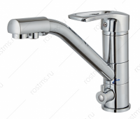 Смеситель для Кухни РМС SL136-025-015 с переключением фильтра для питьевой воды
