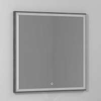 Зеркало Лайт 70*80 см Серый камень 57806 с подсветкой Led